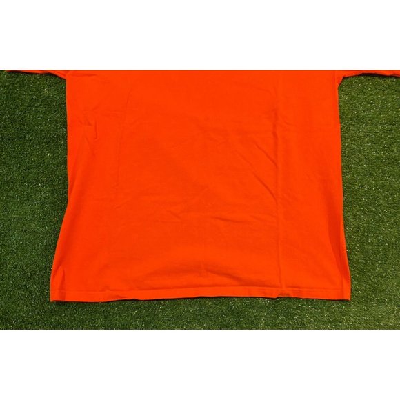Vintage Y2K Retro Champion Bowling Green Falcons football #33 t-shirt XL orange - Picture 5 of 9